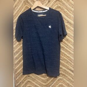 Express Men's Dark Blue Stretch Repreve Short Sleeve Tshirt,Size Small